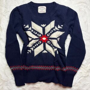 Lambswool Snowflake Sweater